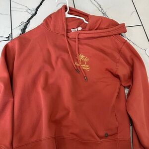 Roxy Terracotta Hoodie with Logo